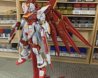 AeroModelBuild Strike Freedom (Vermillion Bird Version) Built & Painted MG 1/100 Model Kit