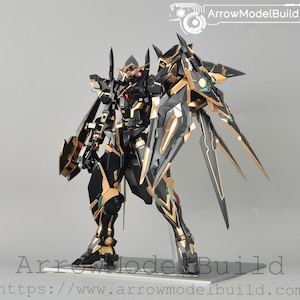 AeroModelBuild Amazing Exia Gundam (Custom Black) Built & Painted MG 1/100 Model Kit