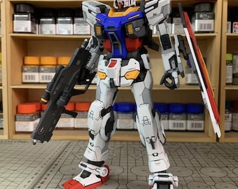 Kit de resina de AeroModelBuild Gundam RX-78-2, construido y pintado, escala 1/100