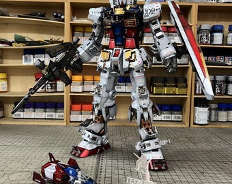 AeroModelBuild RX-78-2 Gundam (Detailed Armor) Built & Painted PG 1/60 Model Kit
