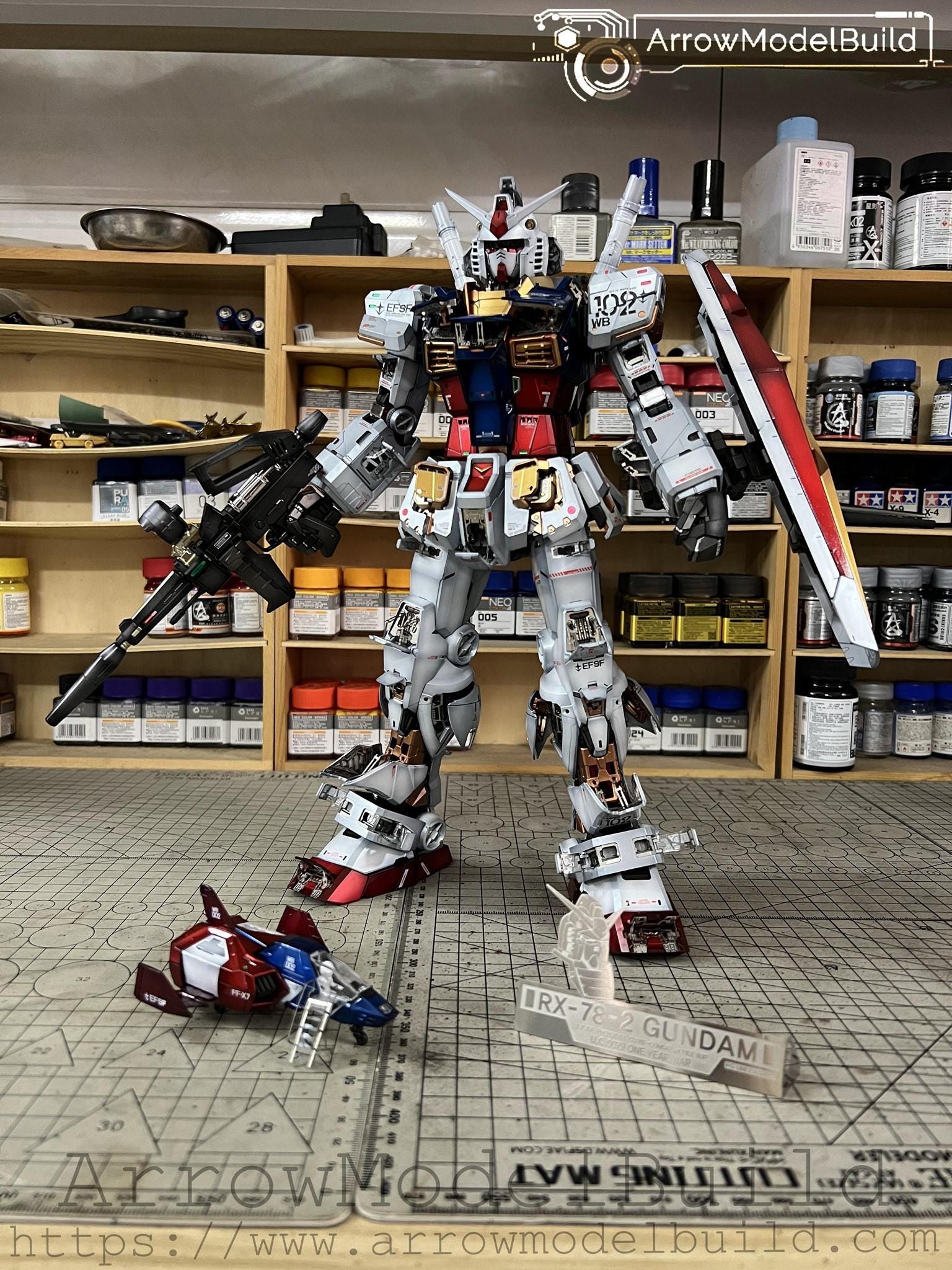 Aeromodelbuild RX-78-2 Gundam (detailed Armor) Built & Painted PG