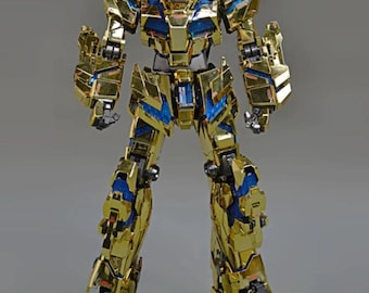 Pre-Built Painted Unicorn Gundam 03 Phenex PG 1/60 Scale | Custom Finish | Professionally Assembled Model Kit | Anime Collector Gift