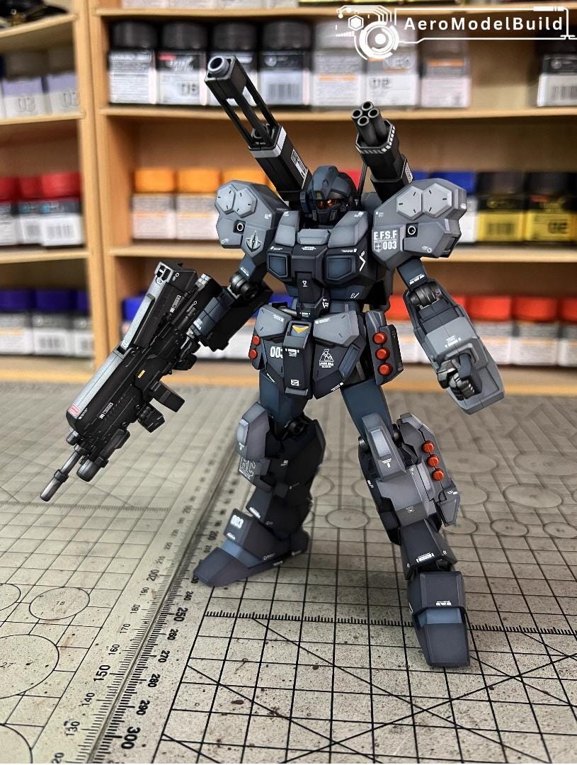 Aeromodelbuild Jesta Cannon Built & Painted HG 1/144 Model Kit - Etsy