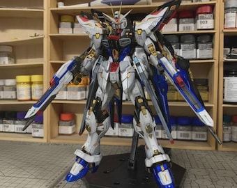 AeroModelBuild Strike Freedom (Metal Color) Built & Painted MGEX 1/100 Model Kit