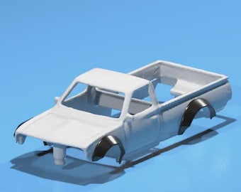3D Resin Wide Body Kit für Hot Wheels Datsun 620 - Benutzerdefinierte Diecast Upgrade Teile