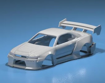 1/64 HARZ GEDRUCKT Hot Wheels R34 UFO Bausatz ancho