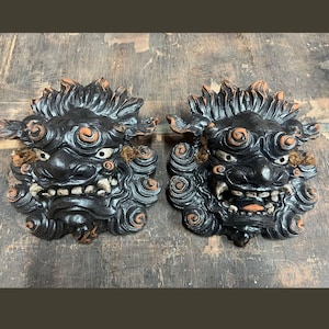 Okinawa Green Shisa Pair – Handcrafted Ryukyu Ceramic Guardian