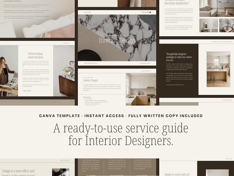 Services Pricing Guide for Interior Designers - Etsy