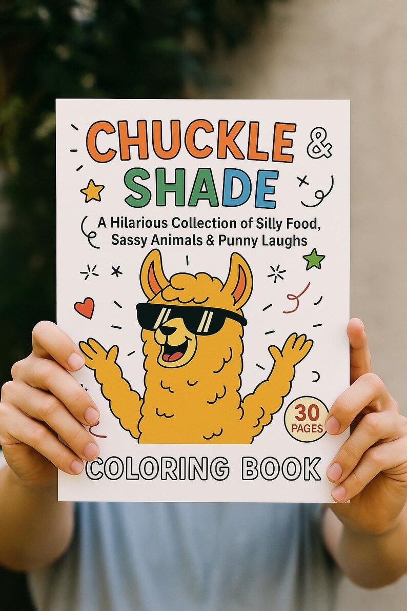 Chuckle and Shade: A Hilarious Coloring Book for Adults & Teens - Etsy