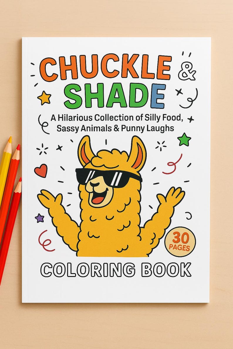 Chuckle and Shade: A Hilarious Coloring Book for Adults & Teens - Etsy