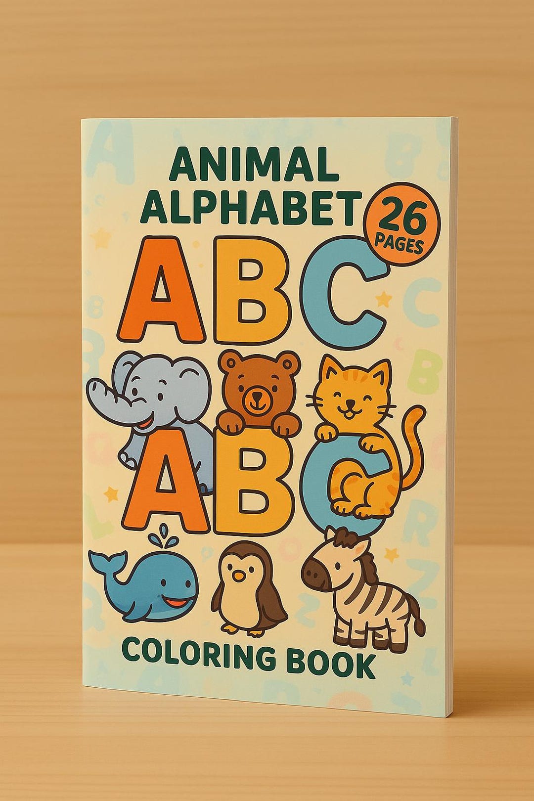 Animal Alphabet Coloring Book | ABC Animals A–Z | 26 Pages - Etsy