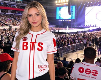BTS Speak Yourself Official Long Sleeve T-shirt BTS Logo White New