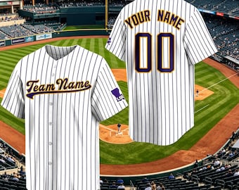 Custom Baseball Jersey Custom LSU Tigers baseball jerseys It can be designed according to your ideas.Customize various team jerseys