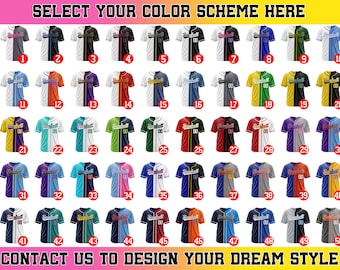Custom Split Baseball Jersey Button Down Shirt Sports Personalized Stitched Name Number Logo for Men Women Boy