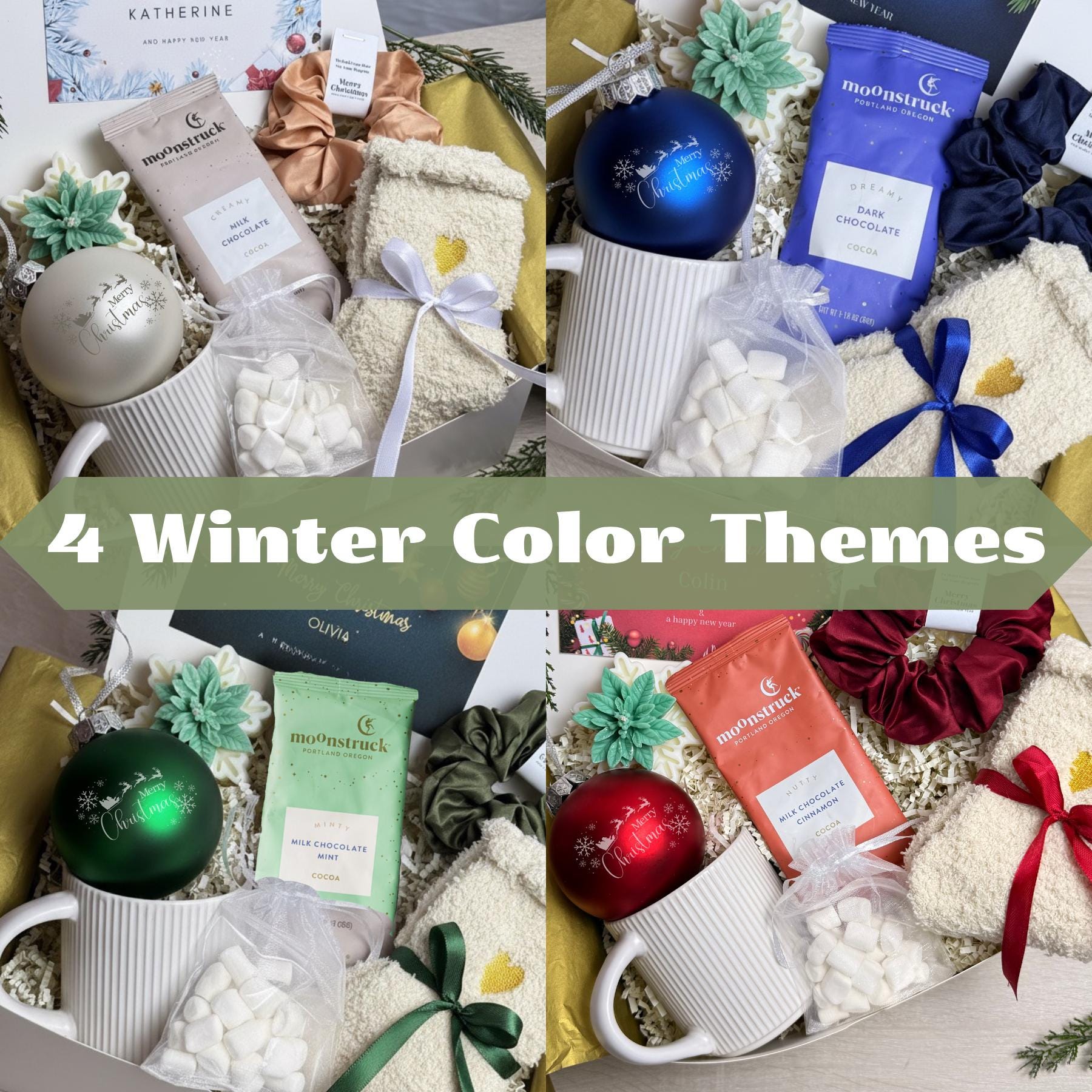 Cozy Winter Gift Box With Personalized Ornament, Holiday Gift for Her ...