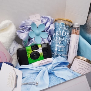 Bridesmaid Proposal Box: Robe, Candle & Personalized Bracelet