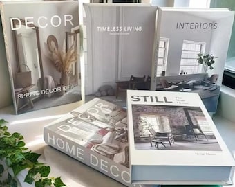 Elegant Storage Faux Coffee Table Books