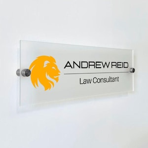 Custom Acrylic Sign, Business Sign, Salon and Spa Sign, Personalized Logo Sign, Nail Studio Sign, Aesthetic Clinic Sign, Office Sign