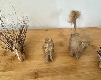 Artisan Made Animal Figurines Namibia - Set of Four 4