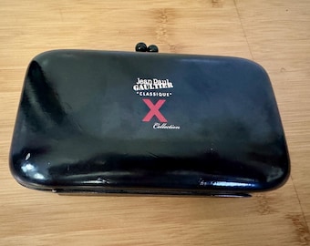 Jean Paul Gaultier Classique X Collection Kiss Lock Clutch Vintage