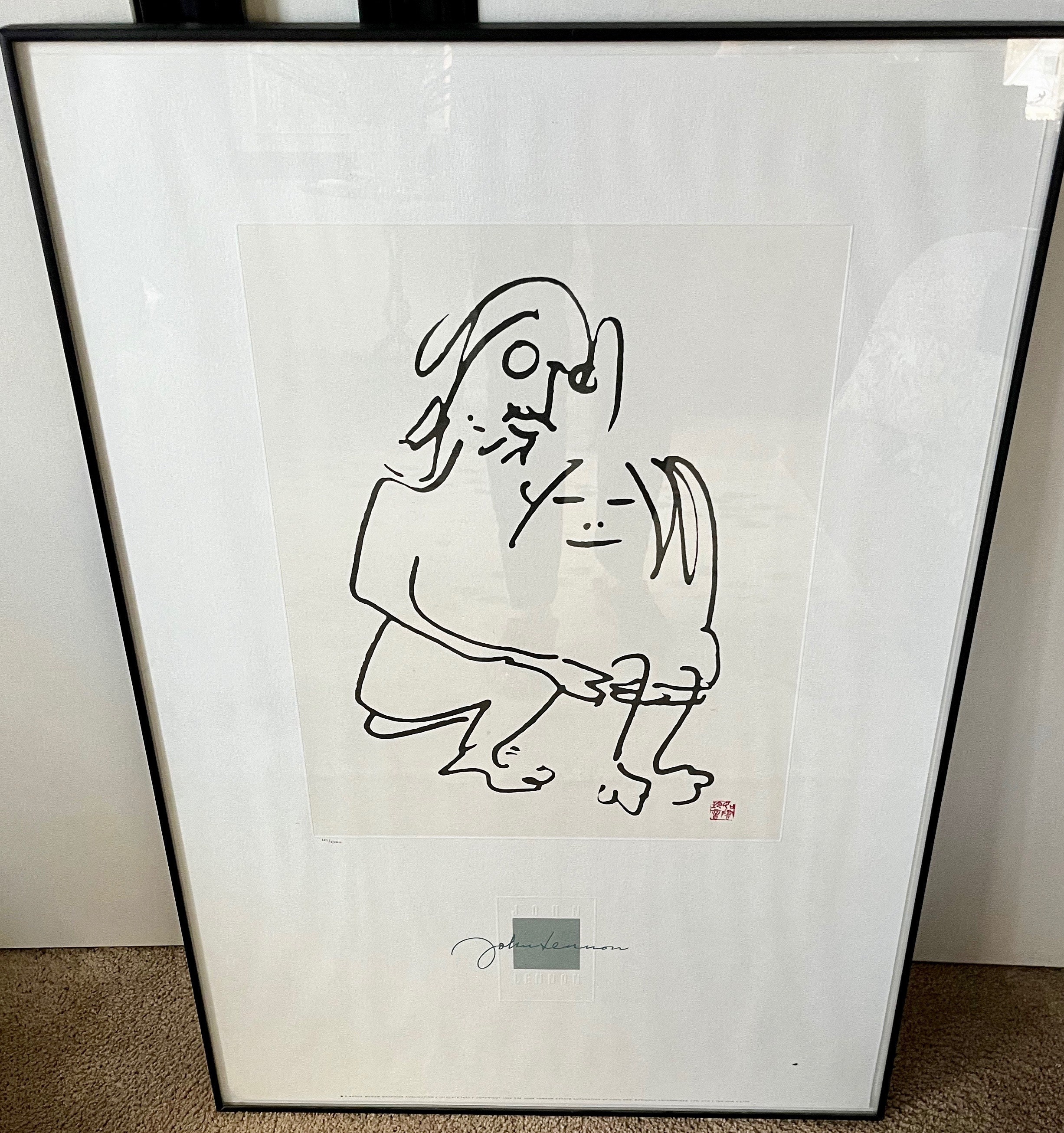 John Lennon Lithograph 