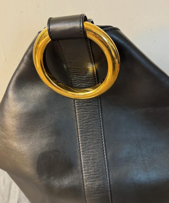 Alexander Mcqueen XL Black Butterfly Bucket Bag - Etsy
