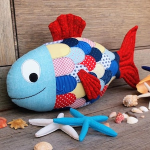 Patron de couture poisson PDF - Peluche DIY