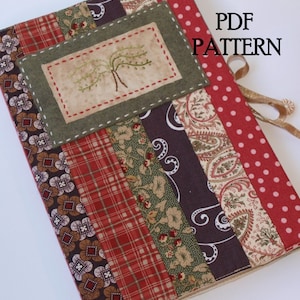 Notebook Cover PDF Sewing Pattern - &#39;Willow Tree&#39;