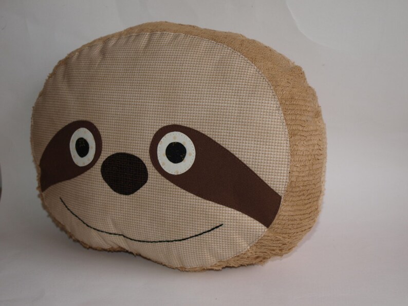 Sloth Pillow Cushion Plush PDF Sewing Pattern Direct - Etsy