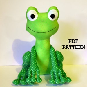 Frog PDF Sewing Pattern - &#39;Fergus&#39;