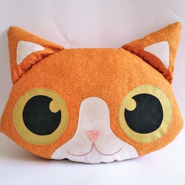 Cat pillow, cushion, plush, PDF Sewing Pattern Direct Download