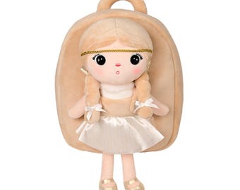 Metoo Angel Doll Backpack – Plush 2-in-1 Toddler Bag
