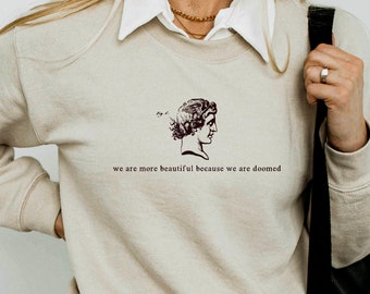 Dark Academia Greek Mythology Sweatshirt, Greek Statue, Light Academia Sweater