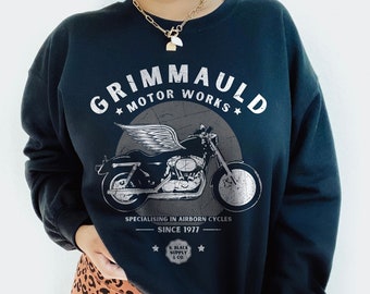 Sirius Black Grimmauld Motor Works Vintage Sweater Marauders Harry Fandom Universal Shirt Theme Park Shirt Order of Phoenix Literary Shirt