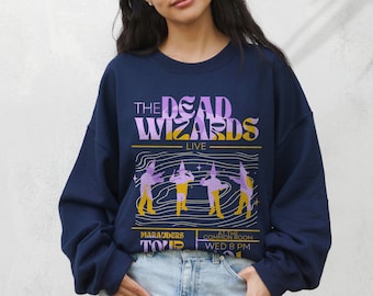 The Maruaders 70's Band Dead Wizards Sweater Retro Harry Fandom Shirt Universal Shirt Sirius Black Peter Pettigrew Remus Lupin Prongs James