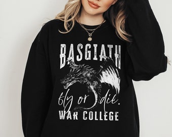 Fourth Wing Basgiath War College Shirt Violet Sorrengail Xaden Riorson Booktok Bookstagram Shirt Bookish Shirt Booktok Merch Fantasy Sweater