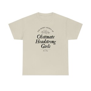 Obstinate and Headstrong Pride and Prejudice Shirt Jane Austen Gifts Booklover Literature Shirt Literary Shirt Dark Academia Light Academia imagem 6