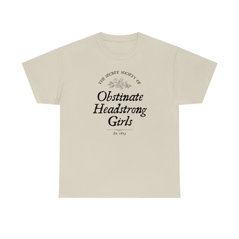 Obstinate and Headstrong Pride and Prejudice Shirt Jane Austen Gifts Booklover Literature Shirt Literary Shirt Dark Academia Light Academia imagem 6