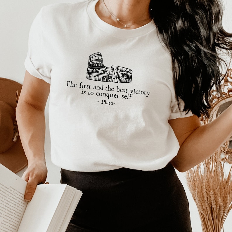 Greek Mythology Dark Academia Philosophy Shirt Literature Shirt Literary Shirt Light Academia Greek Architecture Greek Gods image 1