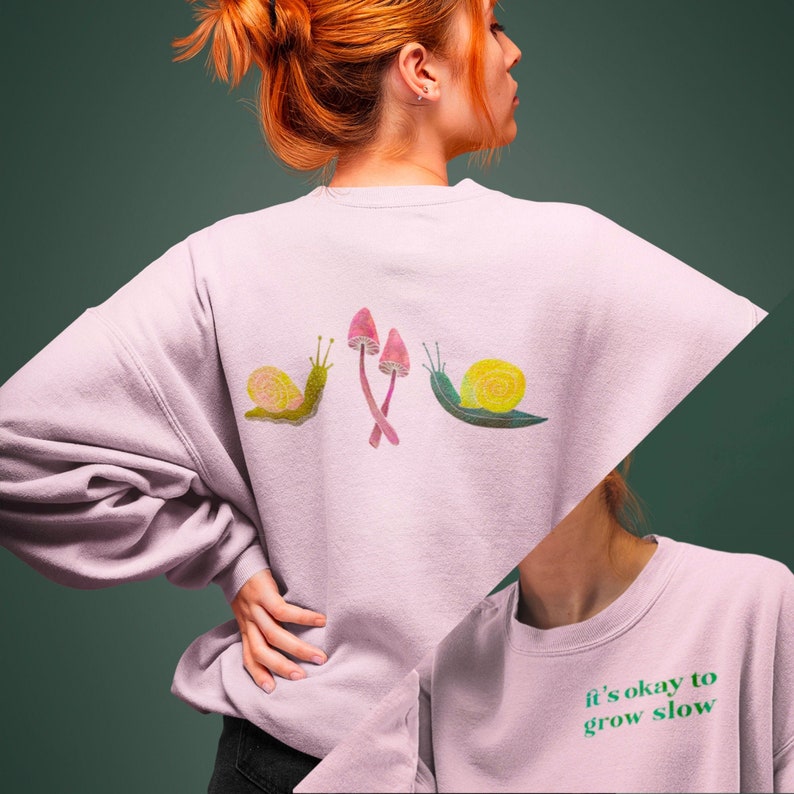snail cinnamon sweater