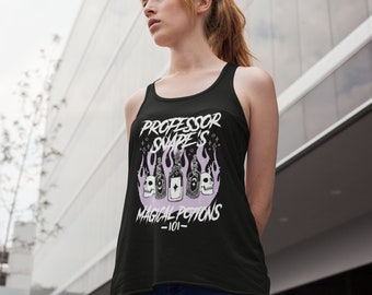 Professor Snape Potions Tank Top Half Blood Prince Mall Goth Alt Clothes Wizard Harry Fandom Shirt Universal Bookish Shirt Turn to Page 394