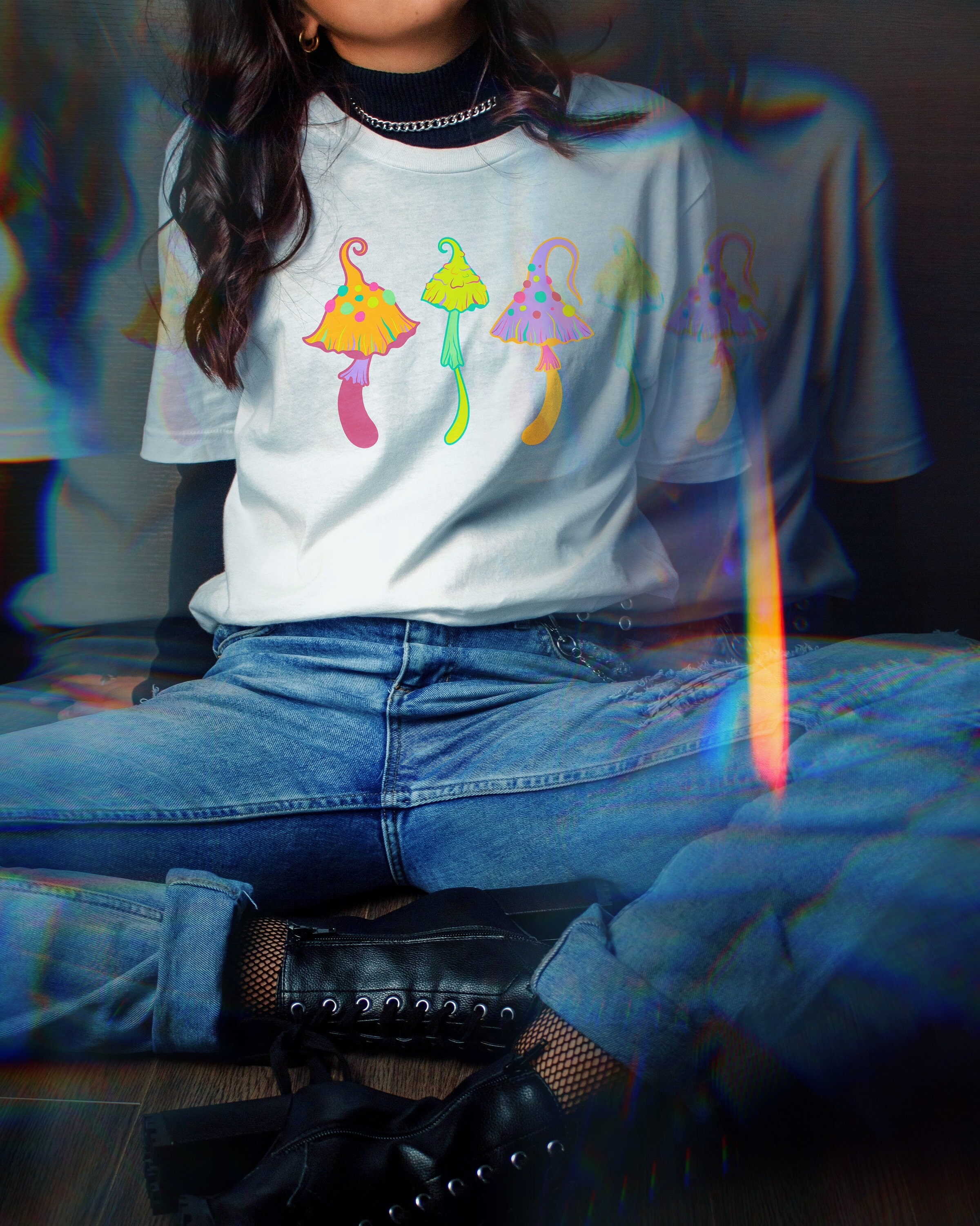 Weirdcore Dreamcore Mushroom Shirt Indie Kid Fairycore -  Portugal
