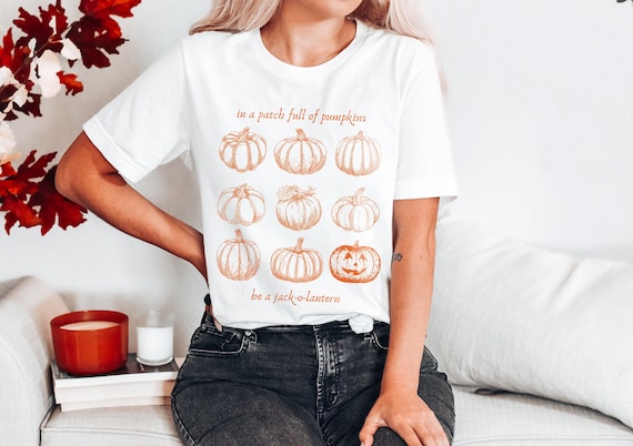 Pumpkin Shirt Fall Shirt Spooky Season Jack o Lantern Halloween Shirt Cute Pumpkin Tee Thanksgiving Shirt Spooky Season Shirt Spooky Mom