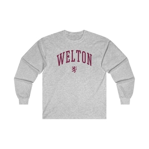 Dead Poets Society Long Sleeve Tee Welton Academy Shirt Light Academia Poet Shirt Dark Academia Literary Shirt Carpe Diem Prep School Shirt