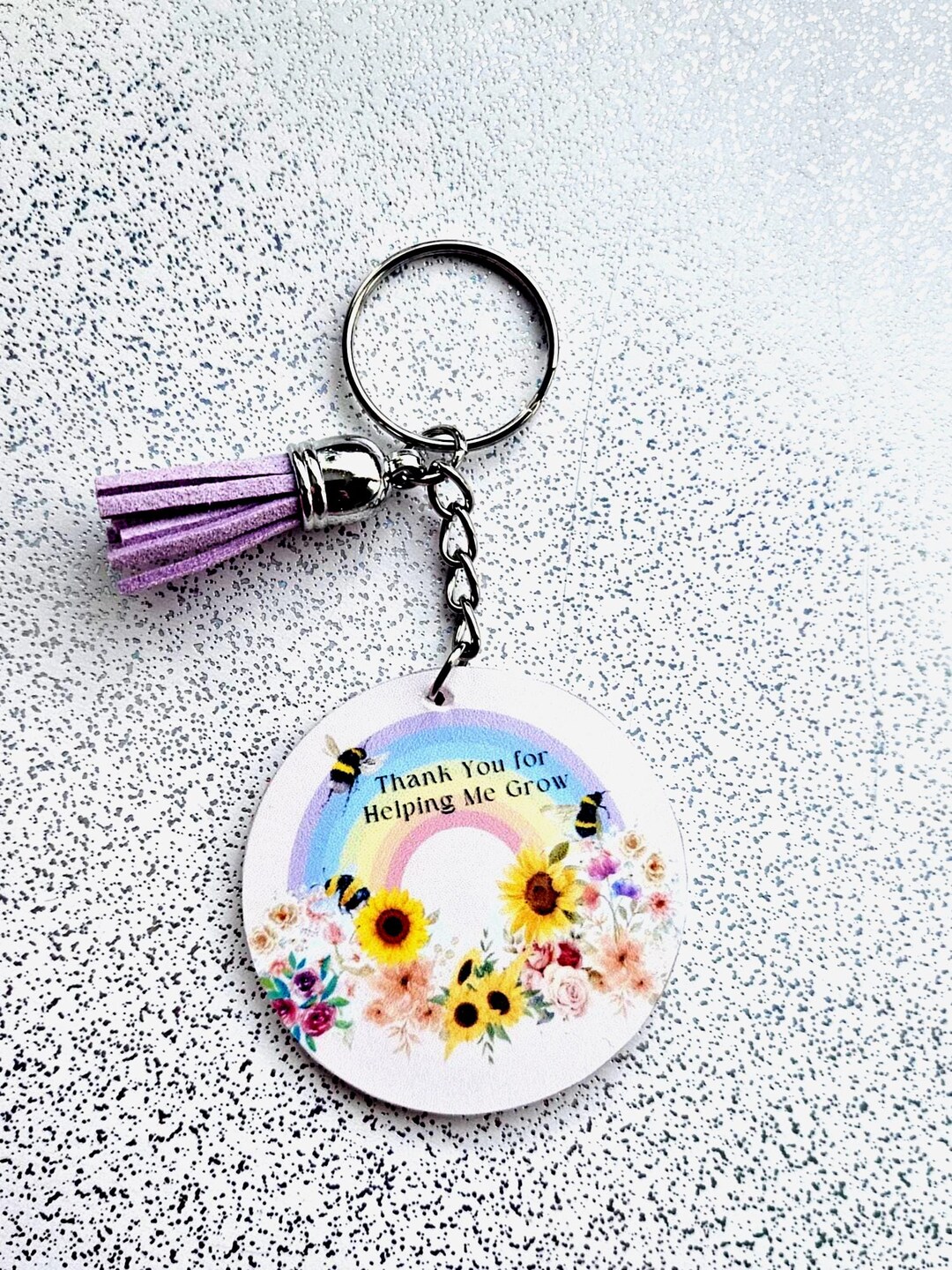 Thank You Teacher Keyring Gift. Perfect Gift for Teacher. - Etsy