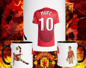 Personalised Manchester United Mug | Man Utd Fan Gift