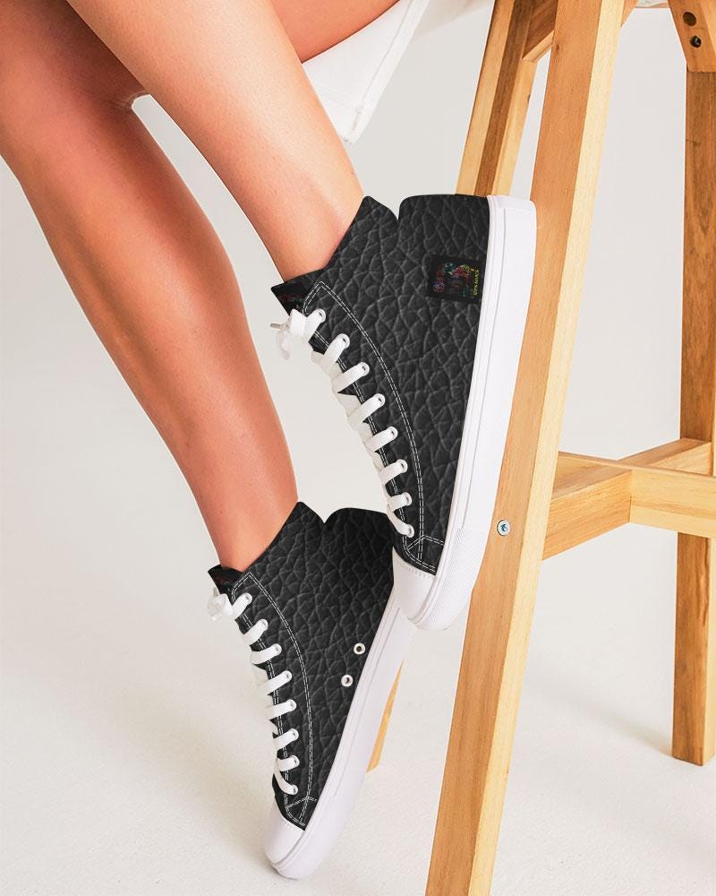 Zapatillas de mujer Zapato de mujer Zapatilla negra Suela blanca