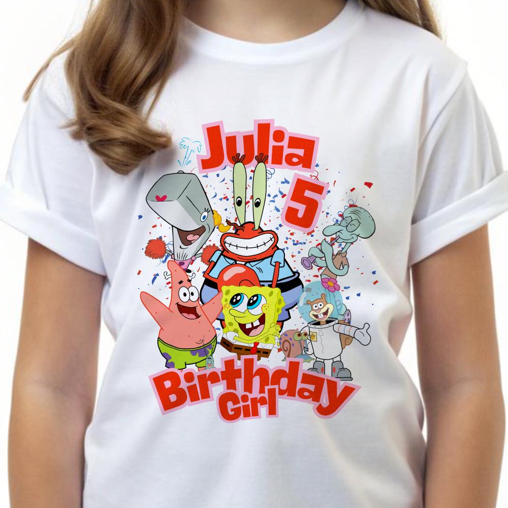 Calamardo Playeras De Los Personajes De Bob Esponja Playera De Mujer Bob  Esponja Besties (Personalizado) – Bob, image size:1000x1000