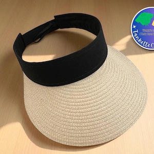 Sun Protection Hat | Foldable Travel Visor | Wide Brim Outdoor Cap | Fashionable Lightweight Beach Headwear | Empty Top Shade Hats