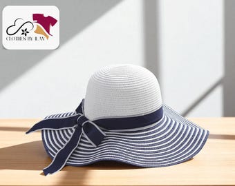 Vintage Comhats Womens Foldable Wide Brim Floppy Summer Sun  display picture 3
